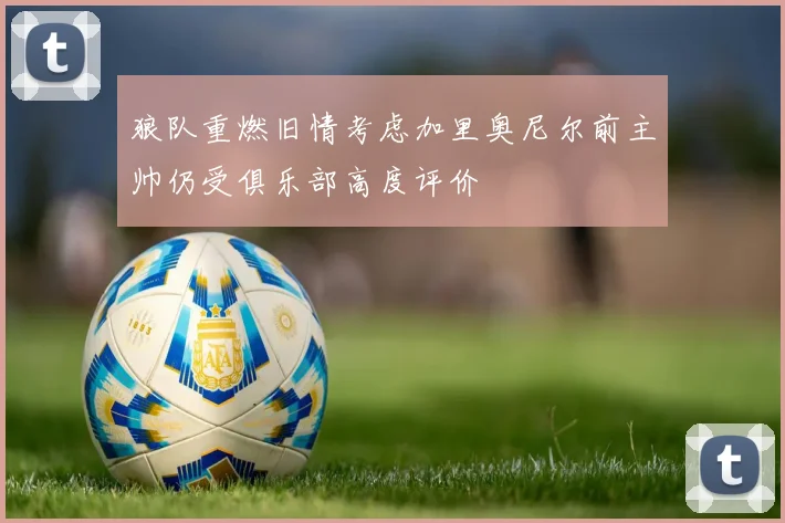 狼队重燃旧情考虑加里奥尼尔前主帅仍受俱乐部高度评价